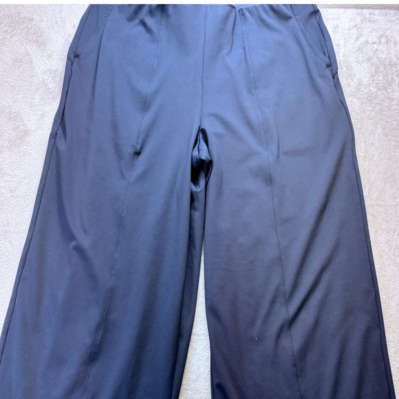 Old Navy PowerSoft Wide Leg Pant XL High Rise Pull On Comfort Athleisure Trouser - Picture 8 of 10
